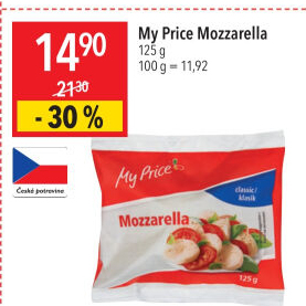 Sýr Mozzarella My Price
