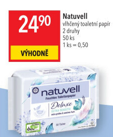 Toaletní papír vlhčený Natuvell