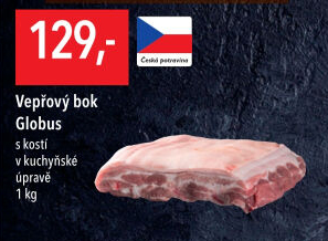 Vepřový bok s kostí Globus