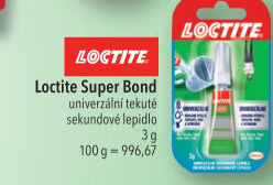 Vteřinové lepidlo Super Bond Loctite