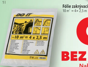 Zakrývací fólie