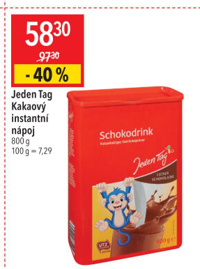 Nápoj instantní kakaový Jeden Tag