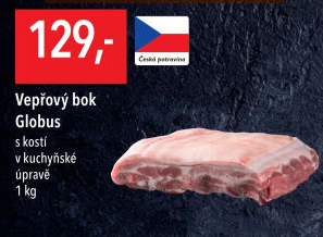 Vepřový bok s kostí Globus