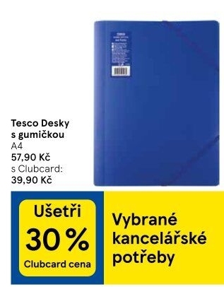 Desky na dokumenty A4 Tesco