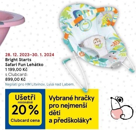 Dětské lehátko Bright Starts