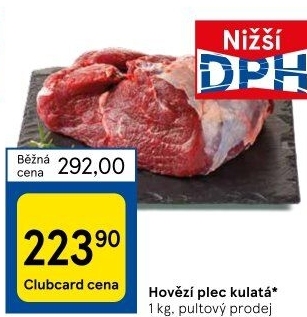 Hovězí plec kulatá - falešná svíčková
