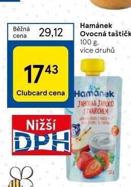 Kapsička ovocná Hamánek