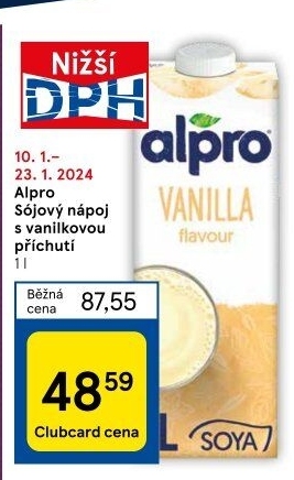 Nápoj sójový ochucený Alpro Soya