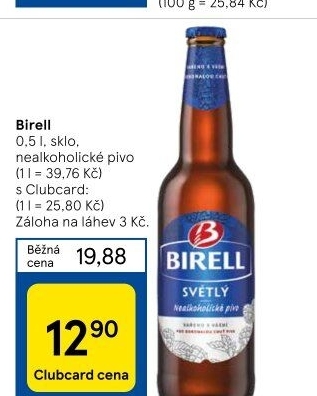 Nealkoholické pivo Birell