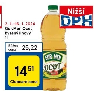Ocet kvasný lihový Gurmen