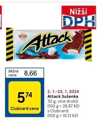 Oplatky Attack Sedita