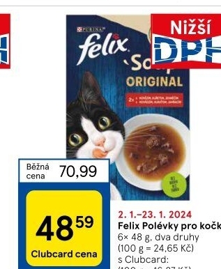 Polévka pro kočky Felix Purina