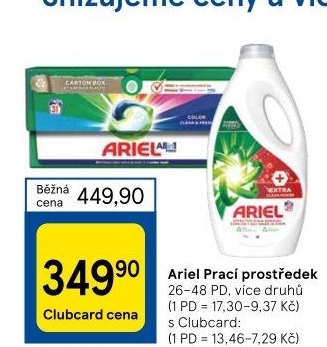 Prací prostředky Ariel