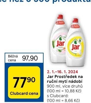 Prostředek na nádobí Jar