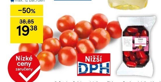 Rajčata cherry Tesco