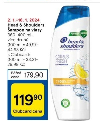 Šampon proti lupům Head&amp