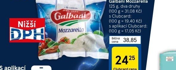 Sýr Mozzarella Galbani