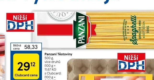 Těstoviny Panzani