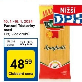 Těstoviny Panzani