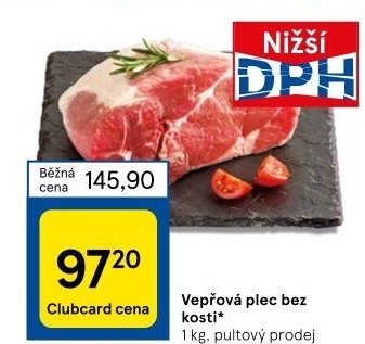 Vepřová plec bez kosti