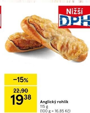 Anglický rohlík