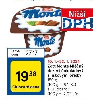 Dezert Monte Zott