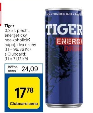 Energetický nápoj Tiger