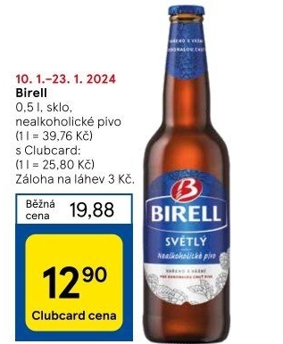 Nealkoholické pivo Birell