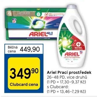 Prací prostředky Ariel