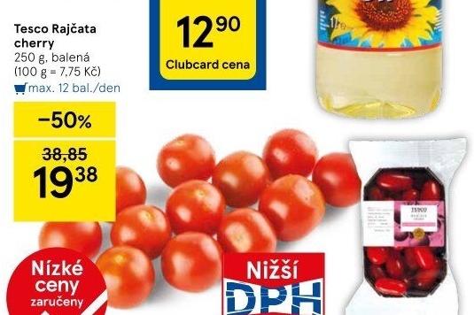 Rajčata cherry Tesco