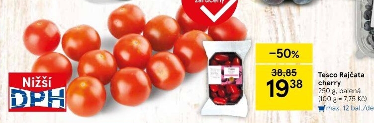 Rajčata cherry Tesco