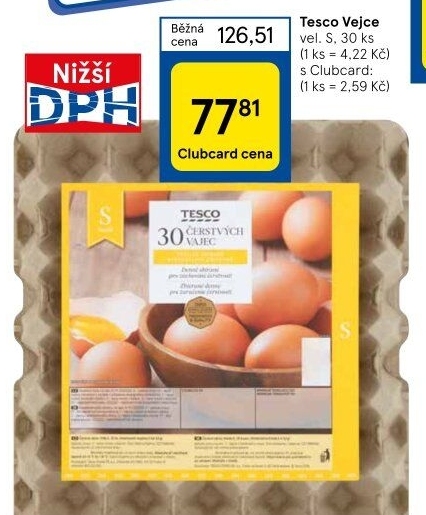 Vejce S Tesco