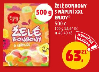 Bonbony želé s náplní Enjoy
