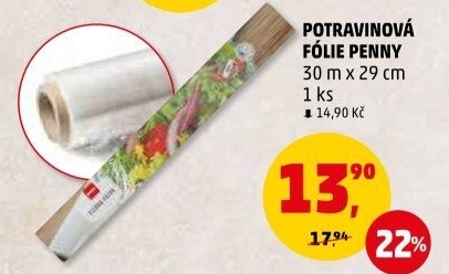 Fólie potravinová Penny