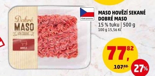 Hovězí mleté maso Dobré maso
