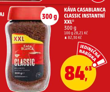 Instantní káva Classic Casablanca
