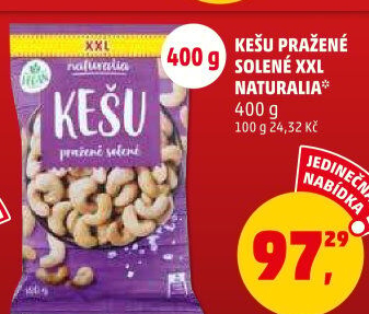 Kešu pražené Naturalia