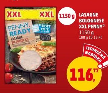 Lasagne Penny Ready