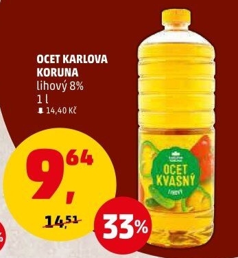 Ocet kvasný lihový Karlova Koruna