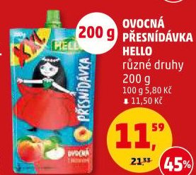 Ovocná kapsička Hello