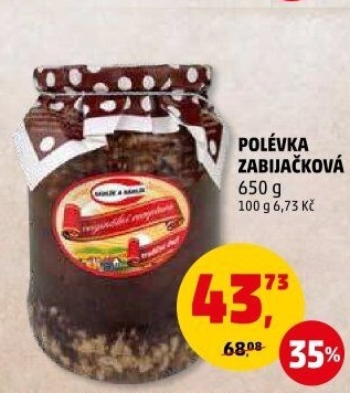 Polévka zabijačková Řeznictví Kněždub Náhlík&amp
