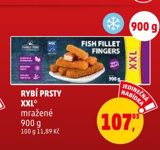 Rybí prsty mražené