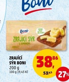 Sýr zrající s kmínem Boni