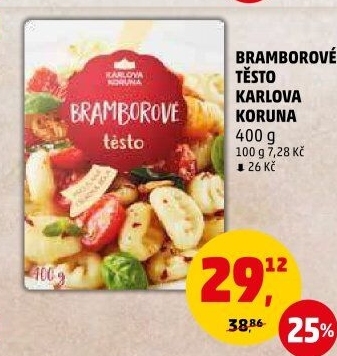 Těsto bramborové v prášku Karlova Koruna