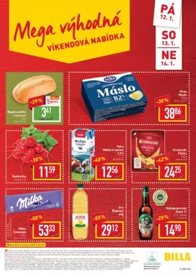 akční leták BILLA 10.1.2024-16.1.2024