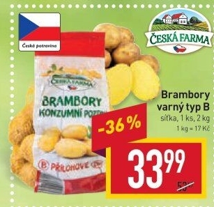 Brambory konzumní Česká farma