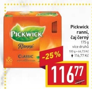 Čaj černý Ranní Pickwick