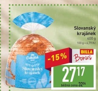 Chléb Slovanský krajánek Odkolek