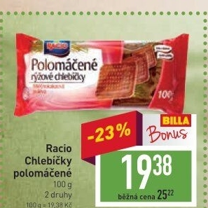 Chlebíčky polomáčené Racio