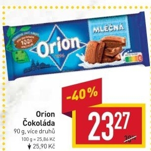 Čokoláda Orion
